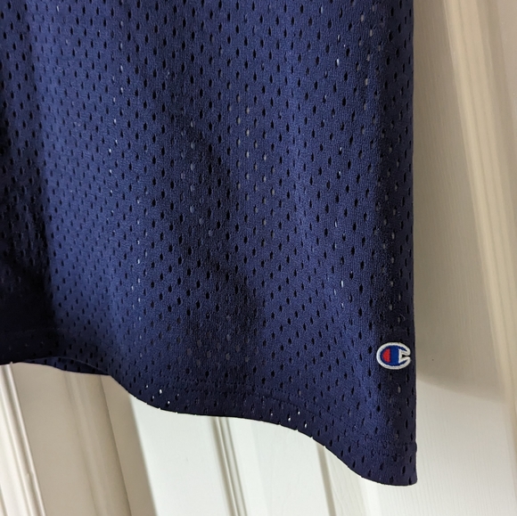 Champion Reversible Mesh Jersey Tank Top (Navy Blue) - Picture 5 of 10